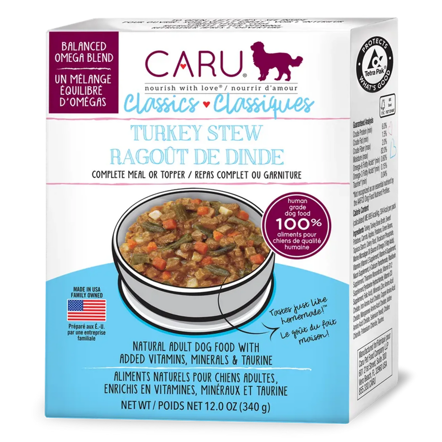 CARU Classics Turkey Stew for Dogs