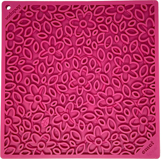 Flower Power emat - Enrichment Lick Mat for Dogs and Cats