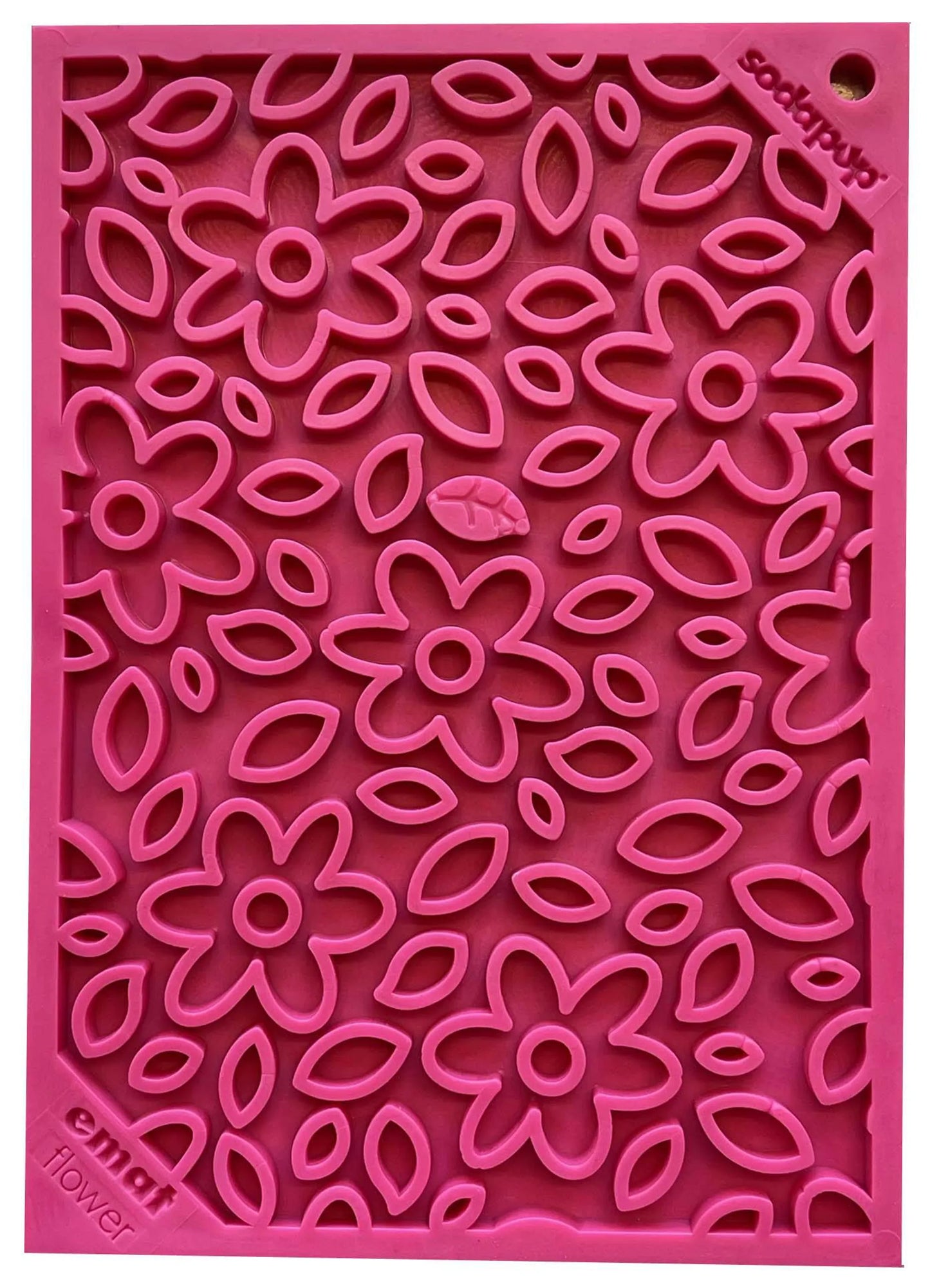 Flower Power emat - Enrichment Lick Mat for Dogs and Cats